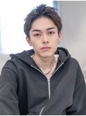 スパイキーショート刈り上げ短髪メンズカットビジネス
