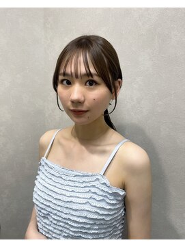 クラッチムク 博多口(CLUTCH muk.) ニュアンスお顔周りカット / チョコレートブラウン