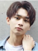 ナチュラルショートセンターパート