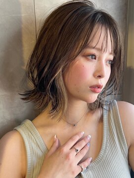 トルネード(TORNADO) フェザーバング外ハネボブインナーカラー レイヤー A0829 表参道