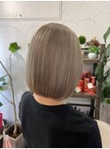 シルバーミルクティーボブ