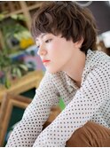 インナーカラーくせ毛風マッシュショートh3浦和20代30代40代
