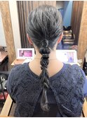 【Lilly渋谷】#ヘアセット#ヘアアレンジ#編み込み#編み下ろし
