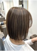 ◇メルティーカラー似合わせカットウェーブミディアムボブ[船橋]