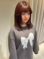 リベラル(liberal) マロンベージュ 顔周りレイヤー　内巻きワンカール【20代/30代】