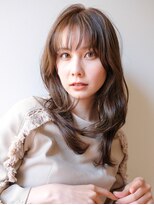 ソレイユトウキョウシブヤ(SOLEIL TOKYO shibuya)&nbsp;ミディアムレイヤーニュアンスパーマナチュラルブラウン