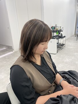 ブラウン(Brown) 派手すぎないハイライトカラー/白髪ぼかし/藤沢美容室