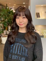 ディフィーノ 青山(DIFINO) 【DIFINO 青山】巻きおろしセミロング ナチュラルブラウン