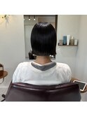 切りっぱなしボブ