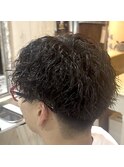 【MEN'S HAIR】刈り上げ×ツイストスパイラルパーマ