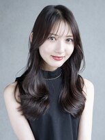 アイティーバイアルバム 八王子店(IT by ALBUM)&nbsp;韓国ヘア顔周りレイヤーロンググレージュ_F0155