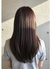 【1度で終わる】カット+縮毛矯正+カラー+髪質改善Tr+ヘッドマッサージ￥24000