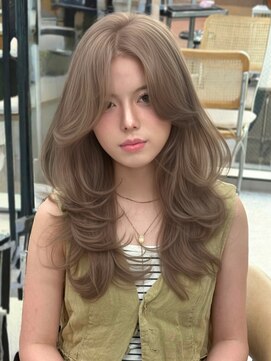 天神美容室 【KASUMI天神美容室】グレージュ×バタフライレイヤーカット