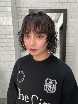 レガーレ(Legare) ボブ×デジタルパーマ×顔周りレイヤー