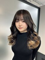 エゴ 池袋(EGO) レイヤーカット/裾カラー/エンドカラー