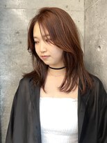 アワーズ 南青山(Our's)&nbsp;ブリーチなしカラー/アプリコットオレンジ/暗めカラー