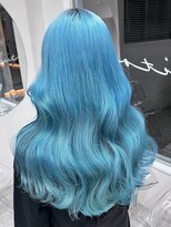 アドネ プライム(adne prime)&nbsp;ターコイズブルー/ハイトーンカラー/韓国巻き