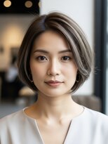 レヴィア(REVIA)&nbsp;白髪ぼかしハイライトブリーチミルクティーベージュ