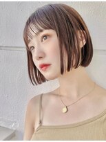 サンドパールス 仙台店(sand PALCE)&nbsp;髪質改善/大人ガーリー/似合わせカット/ショートボブ前髪/仙台