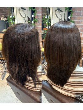 スット 渋谷(slut) くせ毛改善ストレート