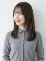 キビト(kibito) 薄めバングロングレイヤーカットハッシュカット新宿20代30代40代