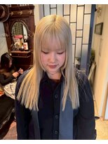 グッドフェローズ キタホリエ(GoodFellas kitahorie) 透明感抜群!ブリーチハイトーンレイヤースタイルデザインカラー
