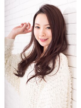 エイル(Ail) 外国人風ひし形シルエットピンクバイオレットヴェールウェーブ