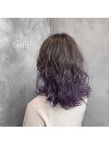 シェリール(CHERiR)&nbsp;透け感！アッシュ×ラベンダーグラデーション☆