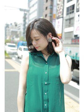 サイン ヘア イノベーション(sign HAIR INNOVATION) 大人可愛い、色気、小顔カットひし形シルエット【錦糸町】