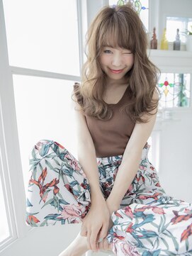 スカイレビュー(SKY Re beau) 【錦糸町レビュー店】厚め前髪のモテゆるふわエアリーミディ