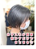 ３０代４０代５０代☆スタイリングが簡単☆丸みショート