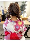 浴衣ヘアアレンジ