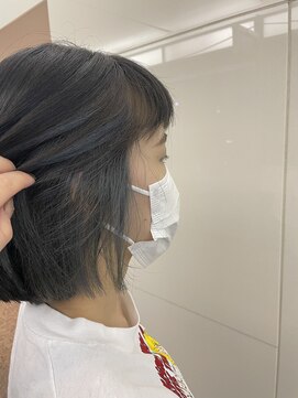 エディット アンド 千里(Edit&) インナーカラー◎シルバー◎ブルー