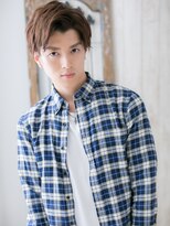 メンズヘア ビーセカンド 草加店(MENS HAIR B-2) ワイルドアップバングで無造作ショートウルフM