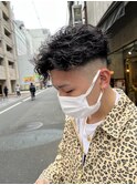 フェード×リバース×ツイストスパイラルパーマ