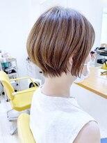 モリオ フロム ロンドン 成増店&nbsp;【morio成増 セリザワ】くびれショート 髪質改善カラー