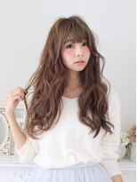 ヘアーズ ベリー 上新庄店(hairs BERRY)&nbsp;BERRY_小顔＿オリーブカラー＿セミウェットウェーブ＿ハイライト