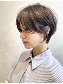 大人可愛い20代30代40代50代小顔ショートボブ丸みショートくびれ