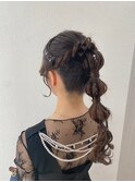 【編みおろし】銀座/銀座駅/早朝/ヘアセット