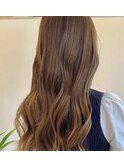 ブリーチなしでできる明るめ柔らかベージュ