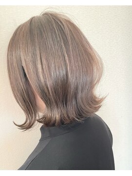 シアン(SCYAN) くびれボブ×ピンクベージュ