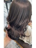 【透ける暗髪】アイスグレージュ