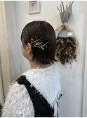 【タイトのヘアセット】