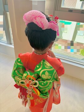ビオラバイフーガ 綱島(Viola by FUGA) 七五三7歳ヘアセット着付け＊