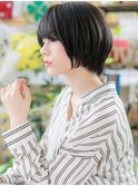 アッシュブラック前下がりボブショートh2戸田公園20代30代40代