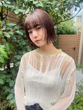 アンバー 池袋(amber) 切りっぱなしボブ/髪質改善/レイヤーカット[池袋駅]