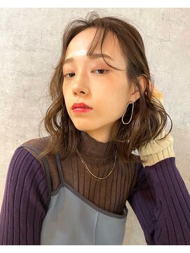 フリーダムアンドワークス 2nd(Freedom And Works) airy lob×ラベージュ