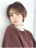 《Agu hair》ビターショコラカラーが可愛い★こなれショート