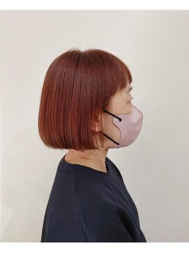 アビーヘア 市川店(abie hair) 水平ツヤボブスタイル