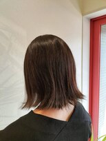 桜デコルポル(桜DECOルポル) 大人女子にオススメ！切りっぱなし外ハネボブ！！